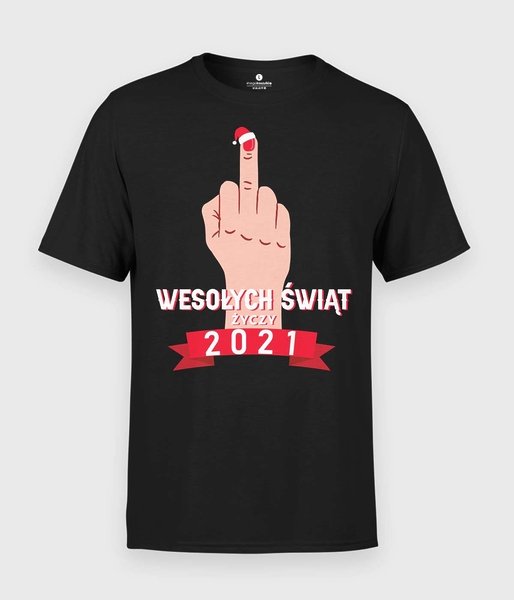 Wesołych 2021  - koszulka męska