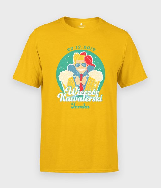 Wieczór kawalerski 2 + Twoje imię i data - koszulka męska