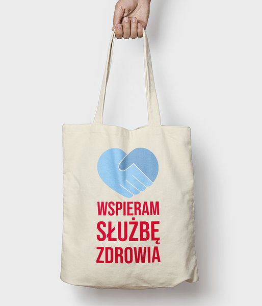 Wspieram Służbę Zdrowia - torba bawełniana