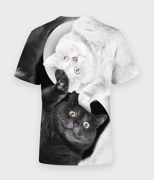 Yin yang kitty - koszulka męska fullprint-2