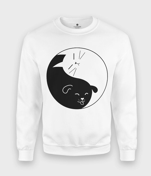 Yin Yang Kot i Pies - bluza klasyczna
