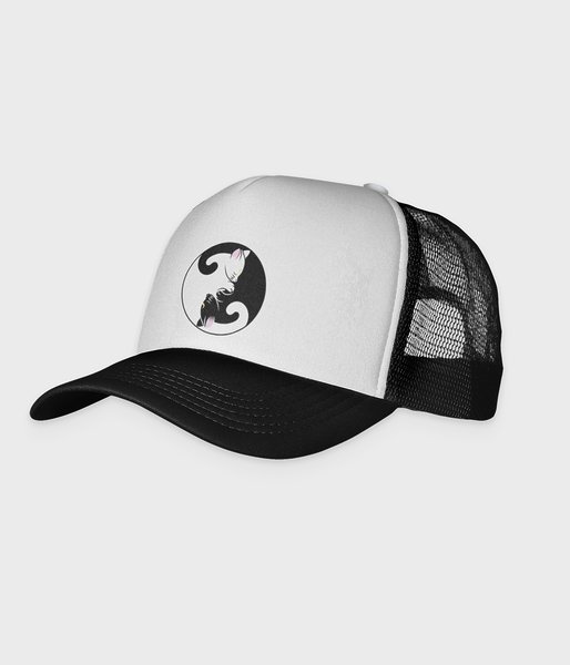 Yin Yang Kotki  - czapka