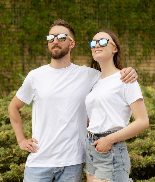 Z Twoim tekstem niebieskie - okulary przeciwsłoneczne z oprawkami-3