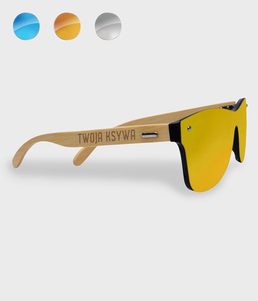 z Twoją ksywą - okulary przeciwsłoneczne drewniane
