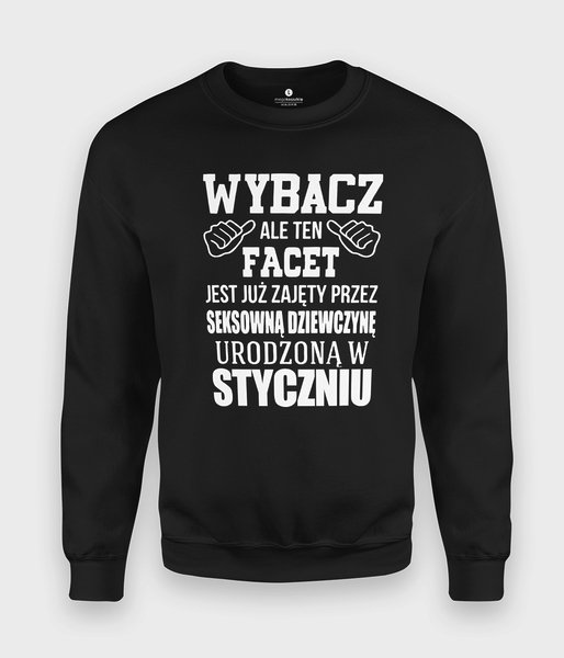 Zajęty Facet + Twój miesiąc - bluza klasyczna