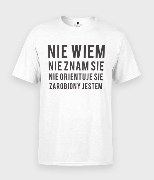 Zarobiony jestem - koszulka męska