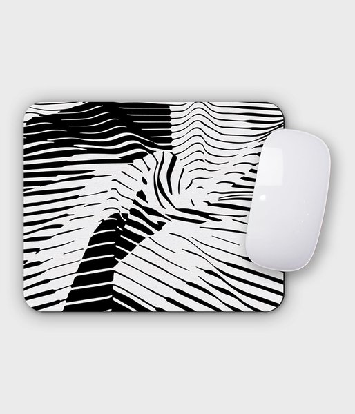 Zebra Wave - podkładka pod mysz pozioma - mała