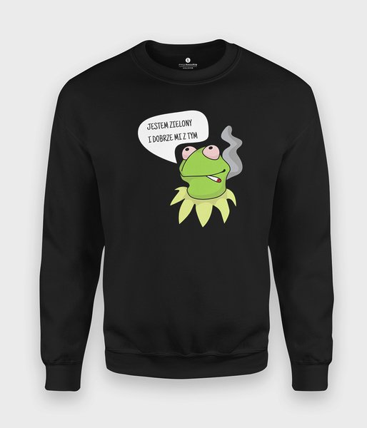 Zielony Kermit - bluza klasyczna