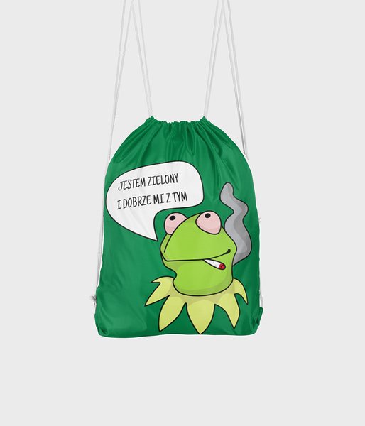 Zielony Kermit - plecak workowy