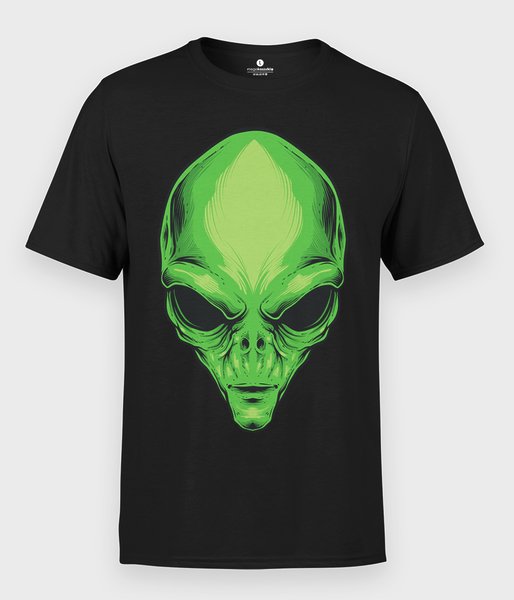 Zielony kosmita - koszulka męska