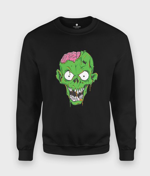 Zielony zombie - bluza klasyczna