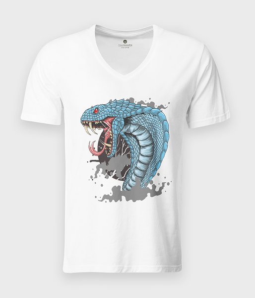Zły wąż - koszulka męska v-neck