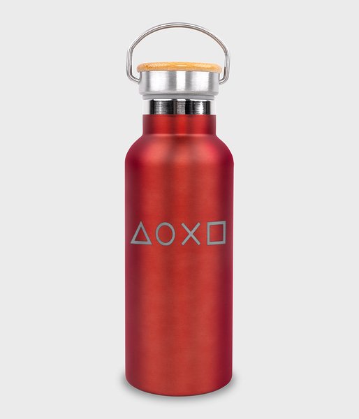 Znaczki PlayStation Czerwone - termos ze stali nierdzewnej