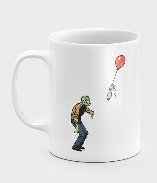 Zombie with baloon  - kubek