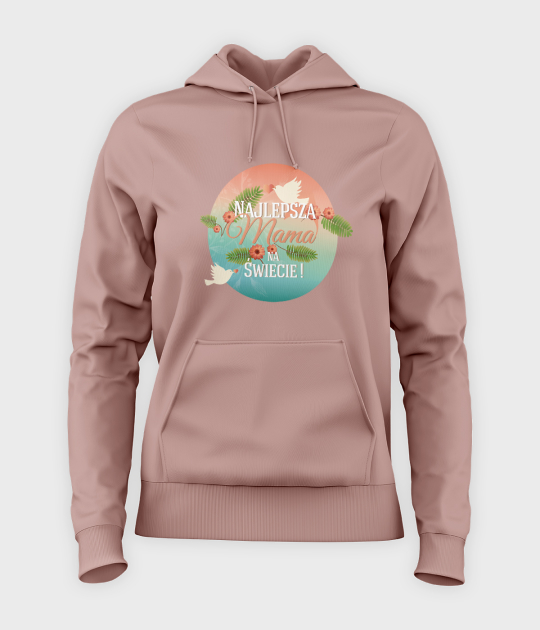 Bluza damska z kapturem Najlepsza mama na świecie 3