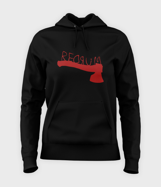 Bluza damska z kapturem Lśnienie Redrum
