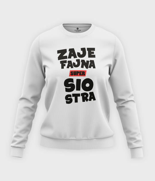 Bluza klasyczna damska Zajefajna siostra