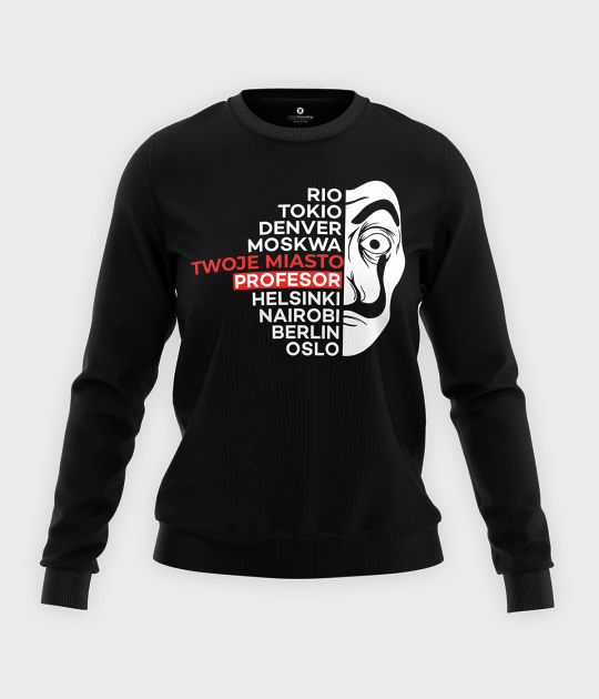 Bluza klasyczna damska Dom z papieru ksywy + personalizacja