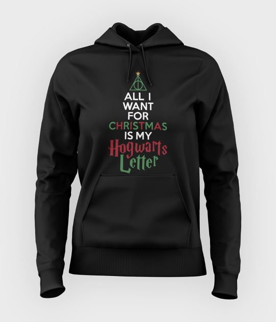 Bluza damska z kapturem Hogwarts Letter
