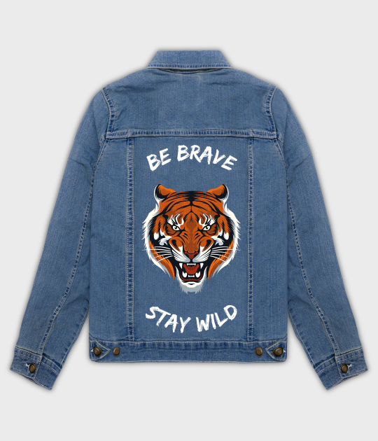 Kurtka jeansowa damska Stay wild