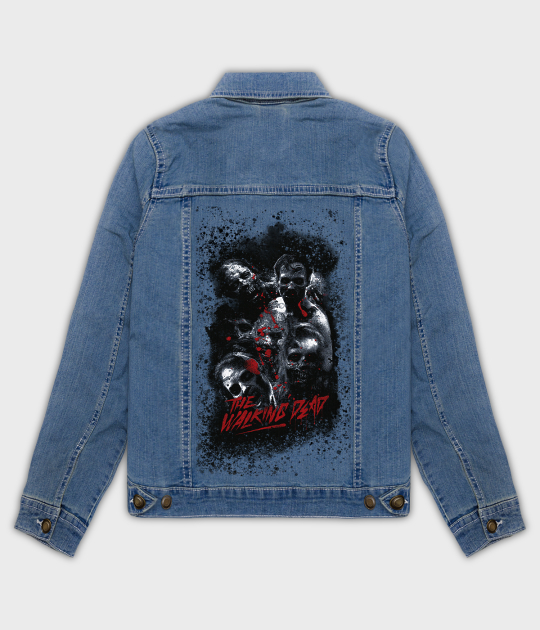 Kurtka jeansowa damska The walking dead