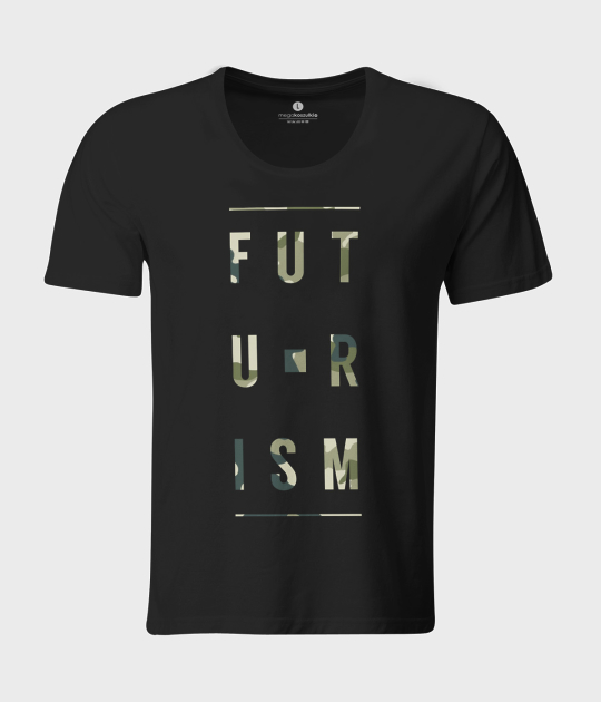 Koszulka męska z luźnym dekoltem Futurism