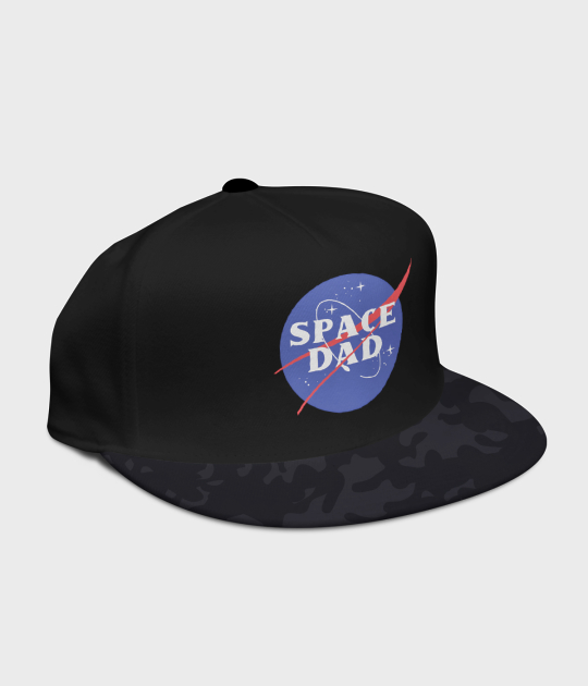 Czapka camo snapback Space Dad