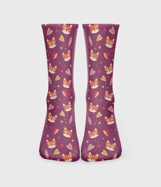 Skarpetki unisex za kostkę fullprint (36-40) Tygrysy