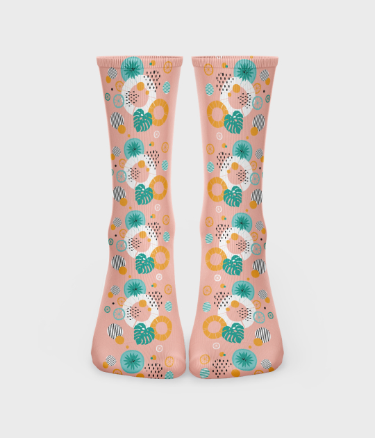 Skarpetki unisex za kostkę fullprint (36-40) Abstrakcja