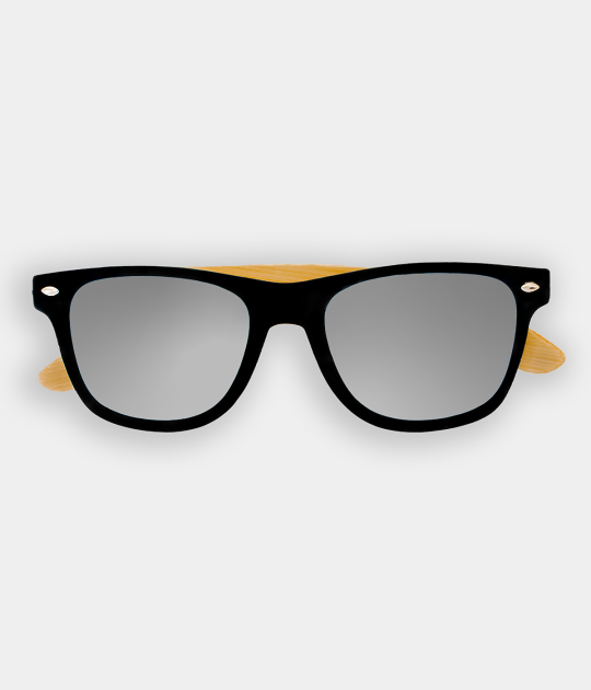 Okulary przeciwsłoneczne z oprawkami srebrne (gładkie, bez nadruku)