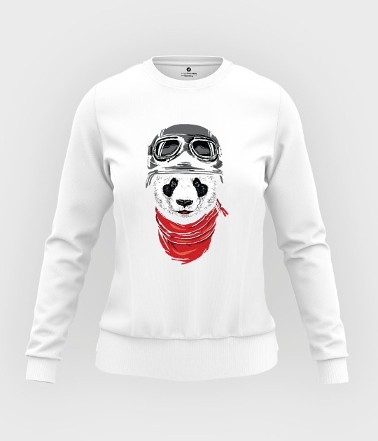 Bluza damska taliowana Panda pilot
