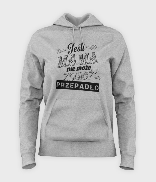 Bluza damska z kapturem Przepadło