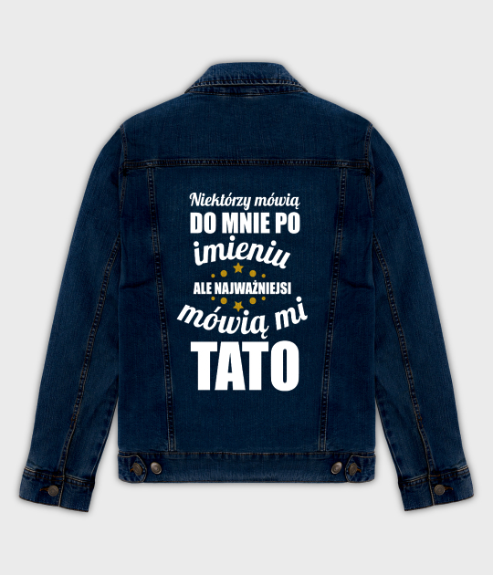 Kurtka jeansowa męska Najważniejsi mówią mi