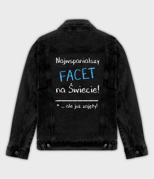 Kurtka jeansowa męska Najwspanialszy facet