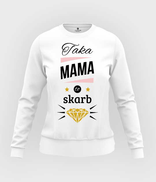 Bluza damska taliowana Taka mama to skarb