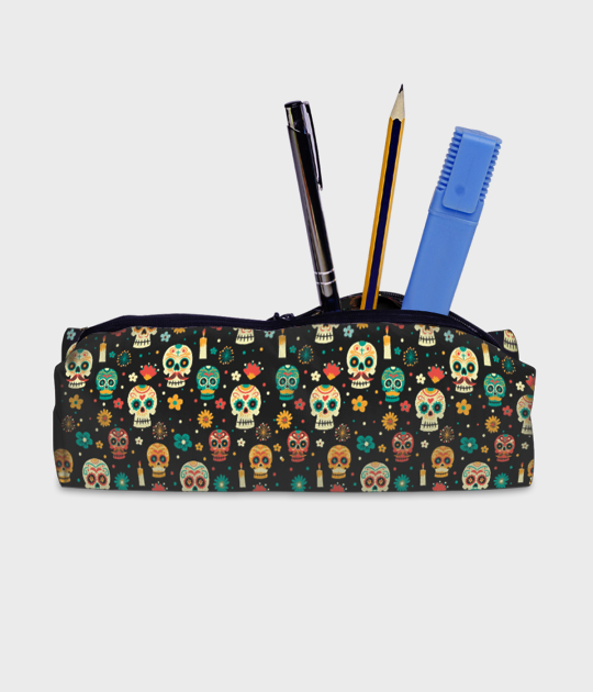 Piórnik premium fullprint Czaszki