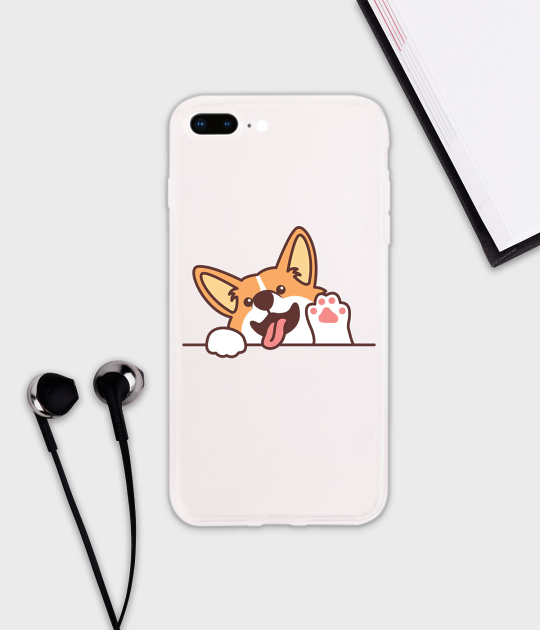 Etui na telefon iPhone 7/8 Plus Corgi (iPhone 7/8 Plus)