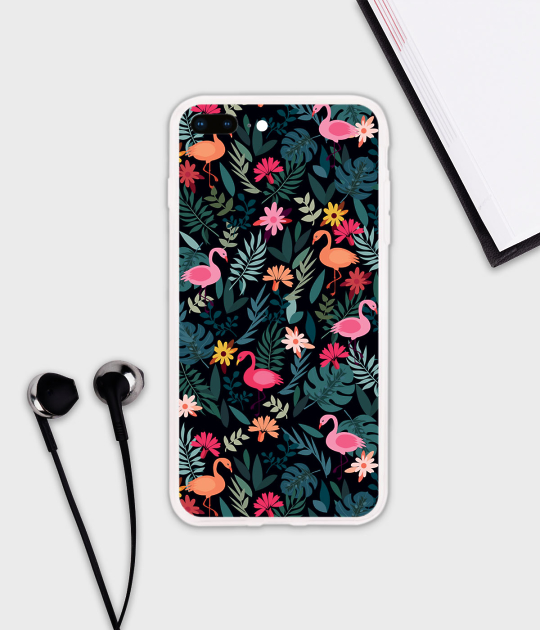 Etui na telefon iPhone 7/8 Plus Flamingos (iPhone 7/8 Plus)
