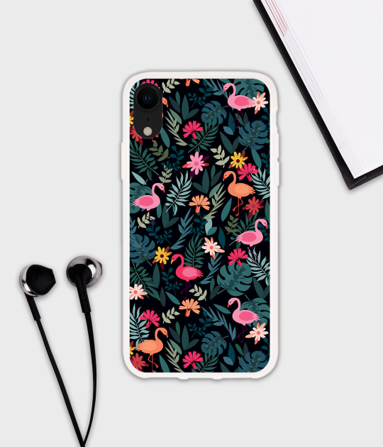 Etui na telefon iPhone XS Max Flamingos (iPhone XS Max)