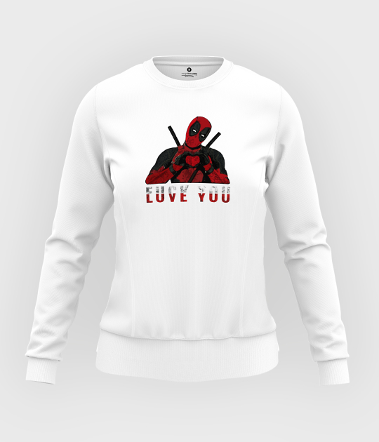 Bluza damska taliowana Love you