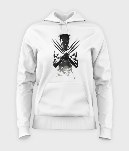 Bluza damska z kapturem Man with claws