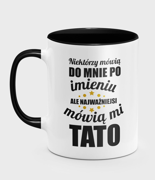 Kubek kolorowy Najważniejsi mówią mi Tato