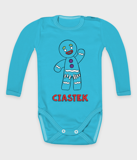 Body dziecięce z długim rękawem Ciastek