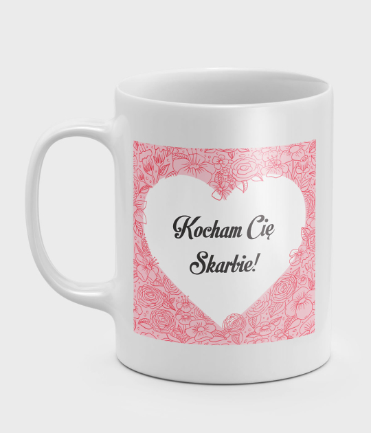 Kubek Kocham cie Skarbie