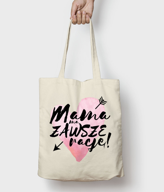Torba bawełniana Mama ma zawsze rację