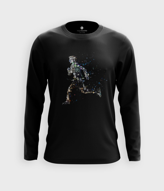 Koszulka męska z dł. rękawem Running