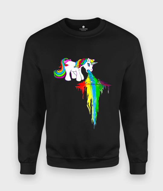 Bluza klasyczna Rainbow vomit