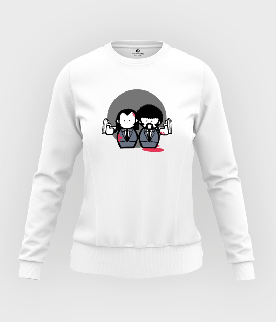 Bluza damska taliowana Pulp cartoon