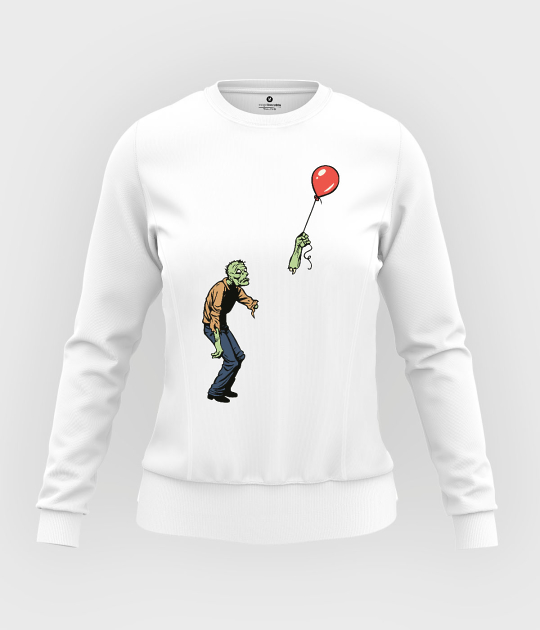 Bluza damska taliowana Zombie with baloon
