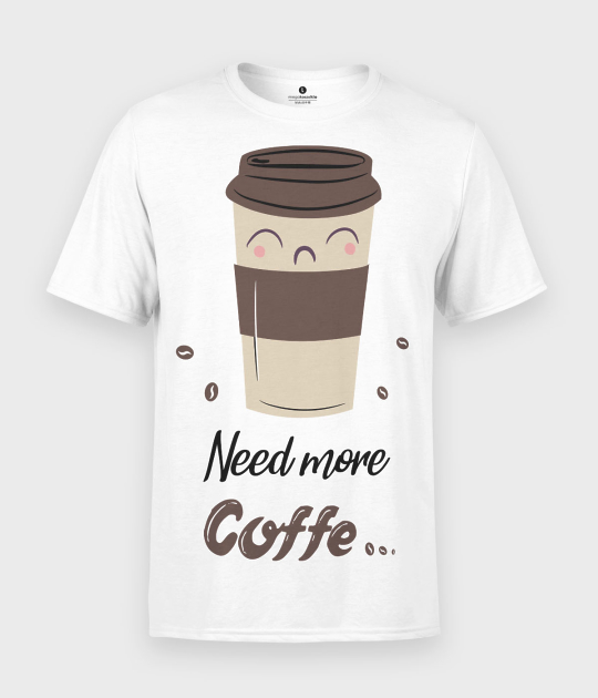 Koszulka męska standard plus Need more coffe